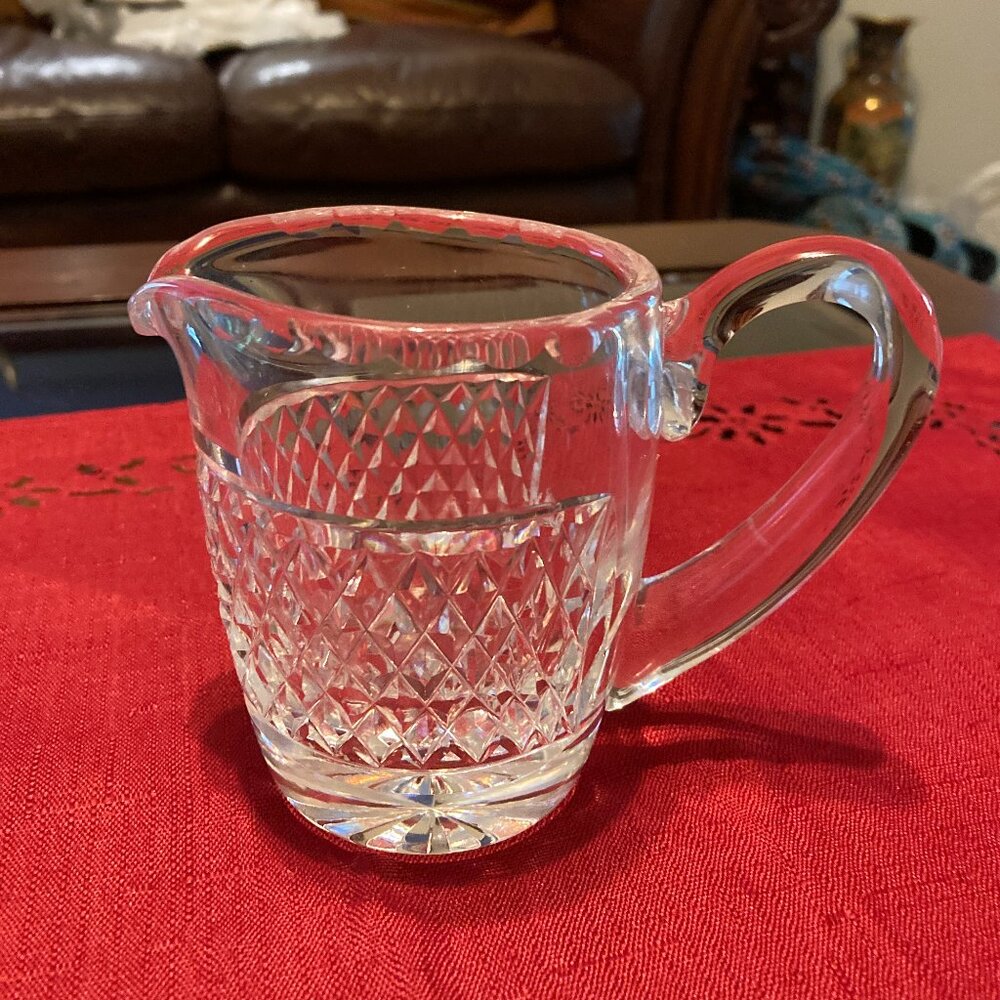 Vintage Crystal Creamer/ Small Pitcher.